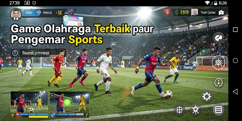 Tampilan gameplay 2739 yang mendebarkan dan penuh aksi olahraga.