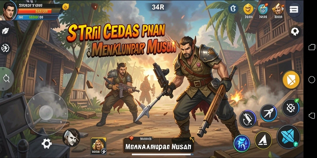 Gameplay strategi yang intens dan mengasyikkan di 34R.
