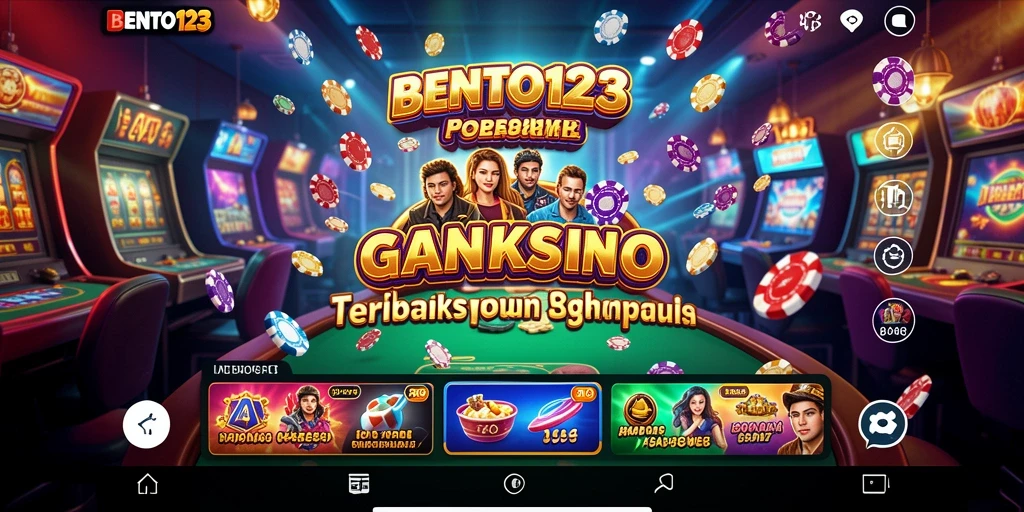 Tampilan menarik gameplay BENTO123 dalam suasana kasino.