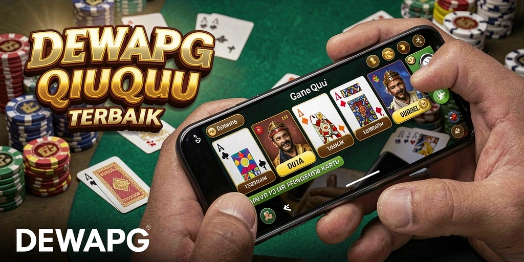 Screenshot DEWAPG menampilkan aksi seru dari permainan QiuQiu.