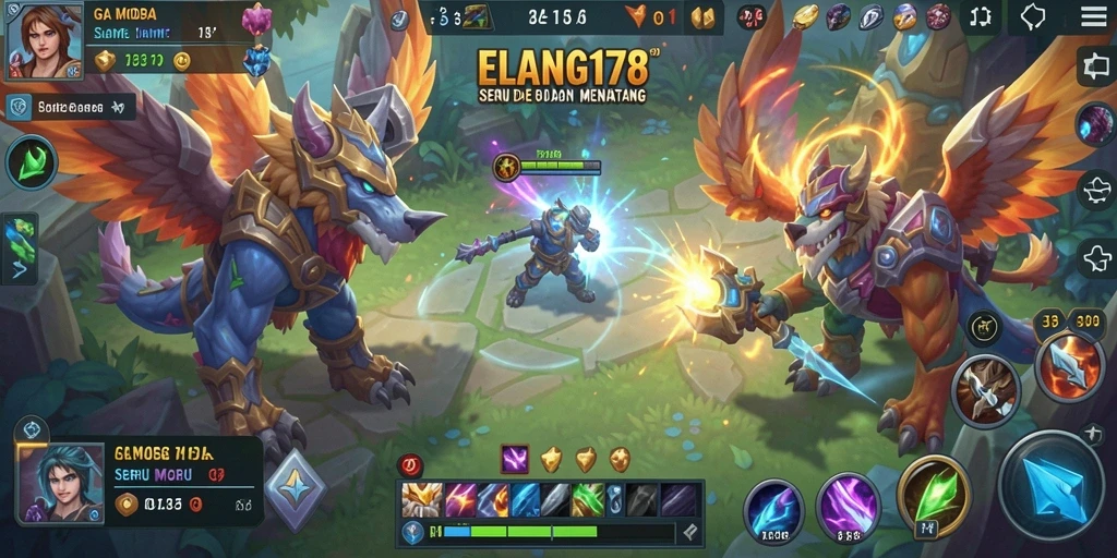 Tangkapan layar gameplay ELANG178 yang menampilkan aksi seru dan strategis.