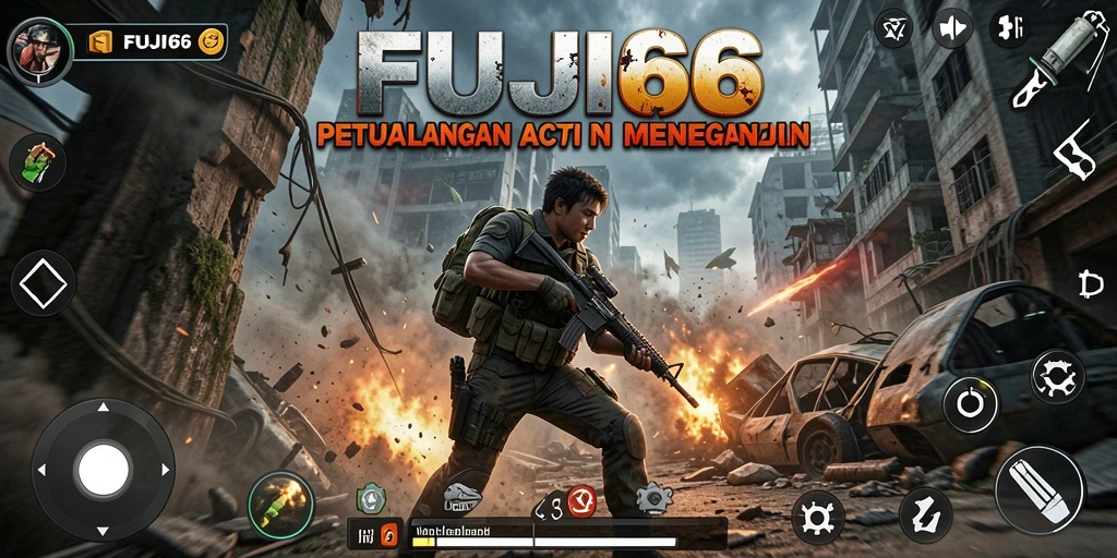 Tampilan gameplay seru dan mendebarkan dari FUJI66.