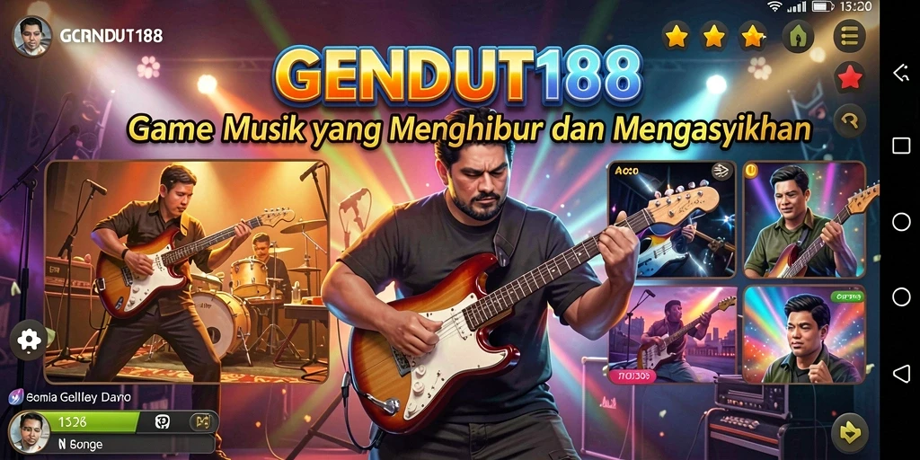 GENDUT188 menampilkan gameplay interaktif dengan musik yang mengasyikkan.