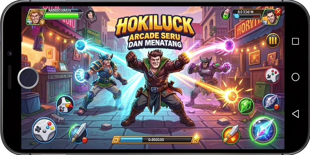 Screenshot utama HOKILUCK menampilkan gameplay seru dengan berbagai tantangan.
