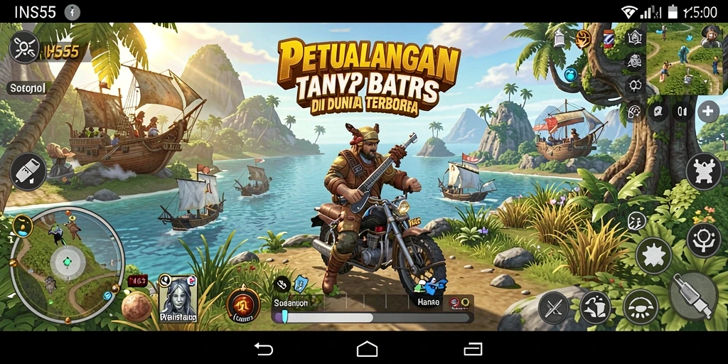 Screenshot INS55 menampilkan gameplay Open World yang mendebarkan dan penuh petualangan.