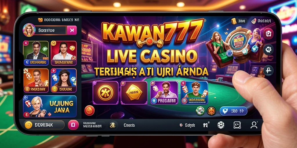 Gameplay seru dengan dealer langsung di KAWAN777.
