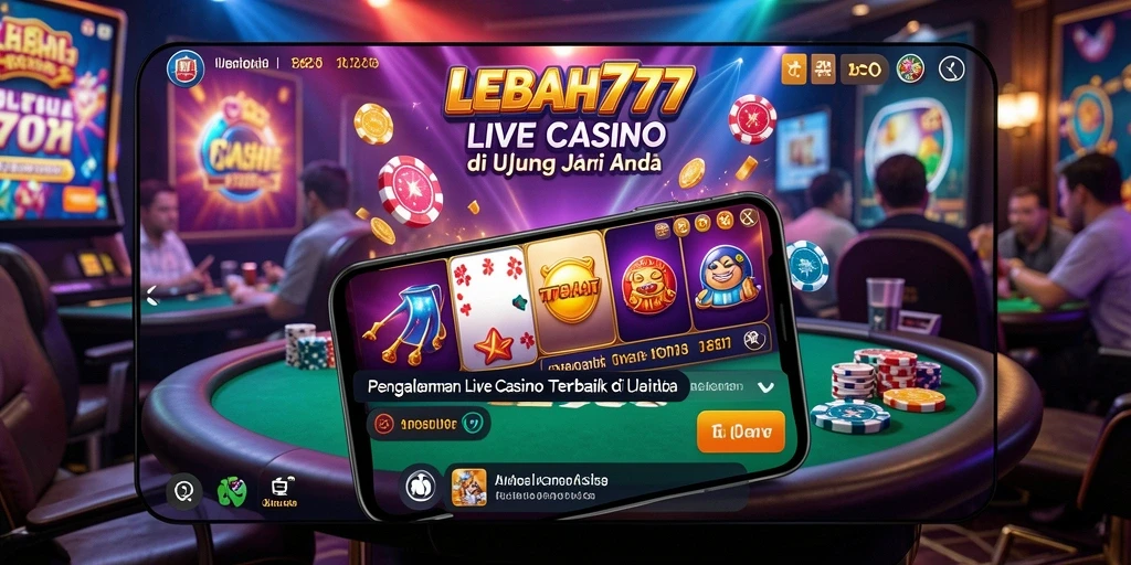 Screenshot LEBAH777 menampilkan dealer langsung dan gameplay seru.