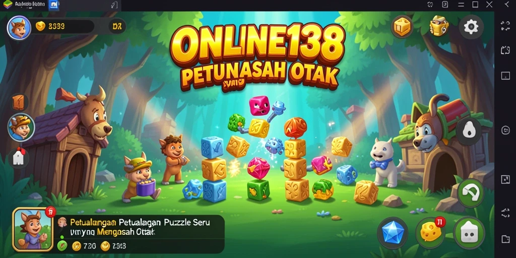 Screenshot gameplay menunjukkan tantangan puzzle yang menarik di ONLINE138.