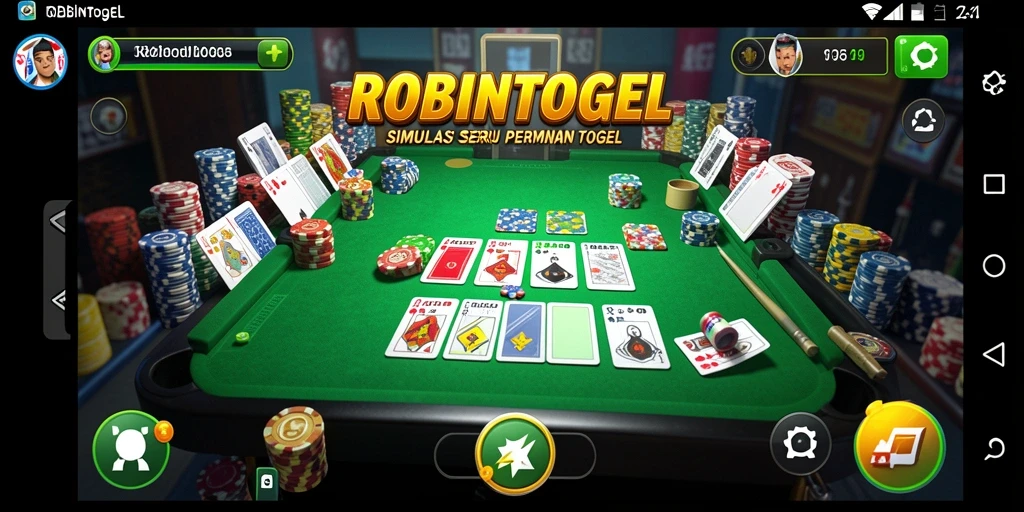Tampilan gameplay ROBINTOGEL dengan fitur menarik yang menantang.