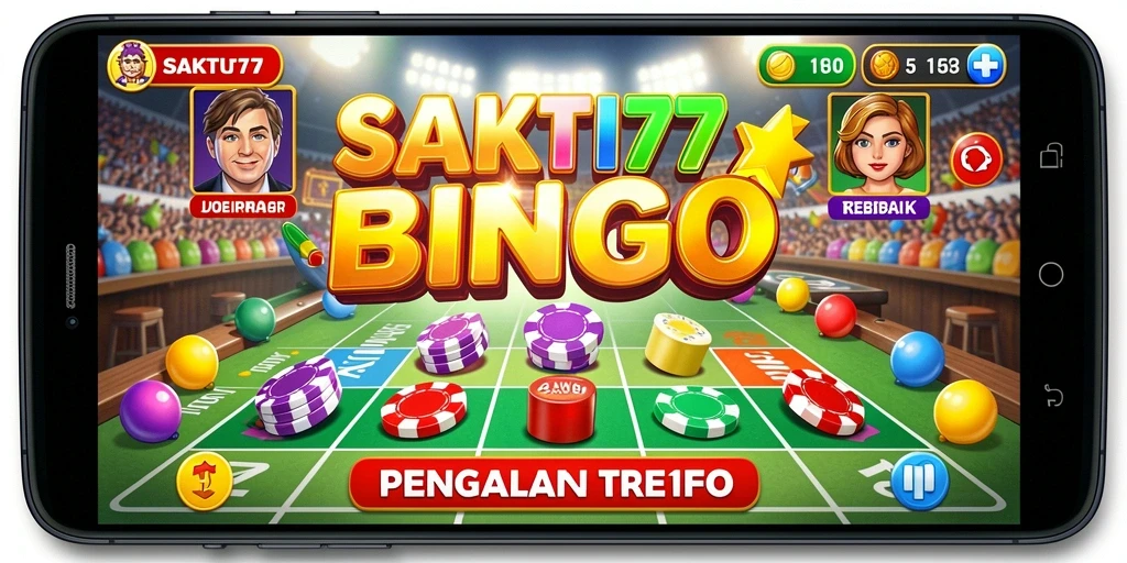 Tampilan gameplay Bingo yang seru di SAKTI77.