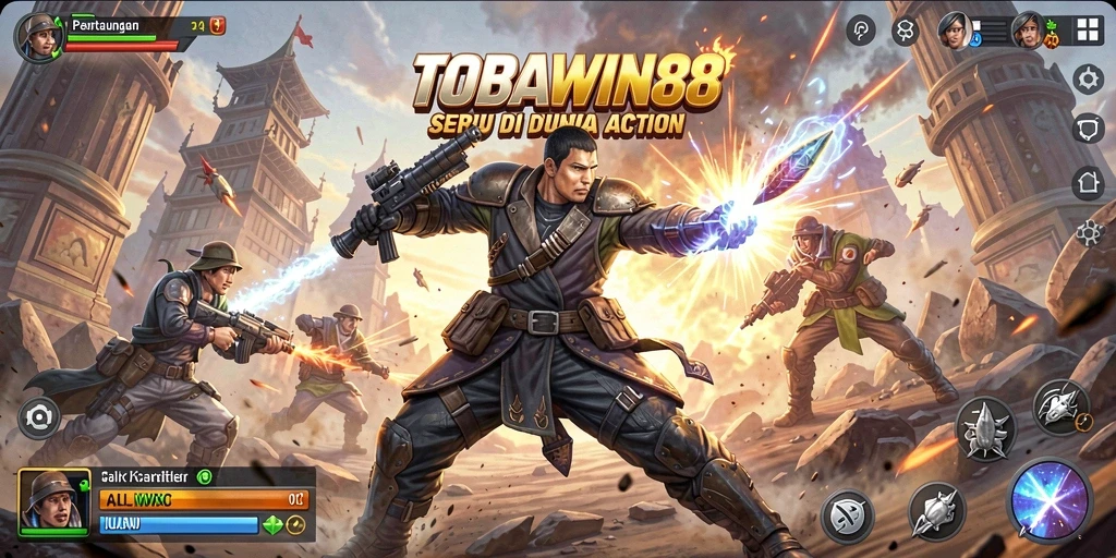 Tampilan menarik dari gameplay menegangkan TOBAWIN88.